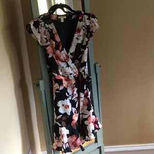 Floral Wrap dress
